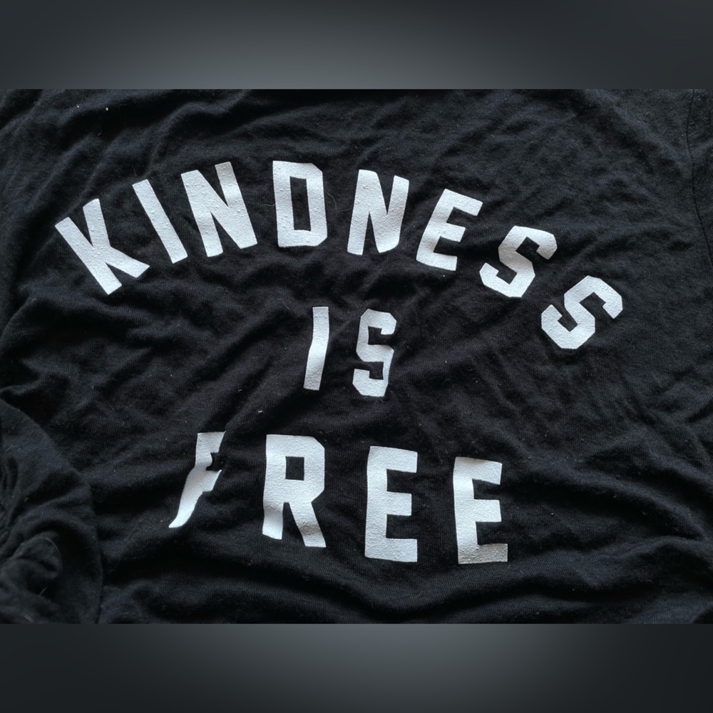 Fashion Nova Kindness Is Free Side Ruched Crop Top - Picture 2 of 6